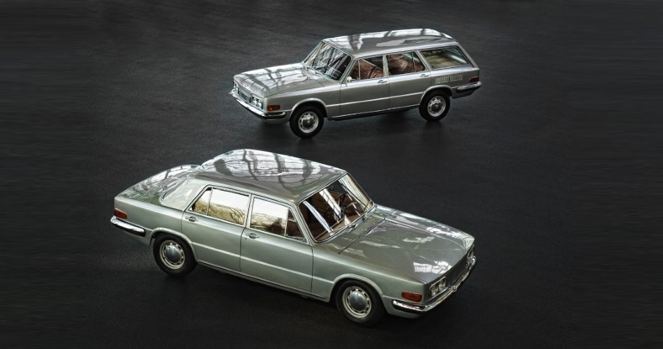 Prototipos del Volkswagen EA 128 sedán y Station Wagon