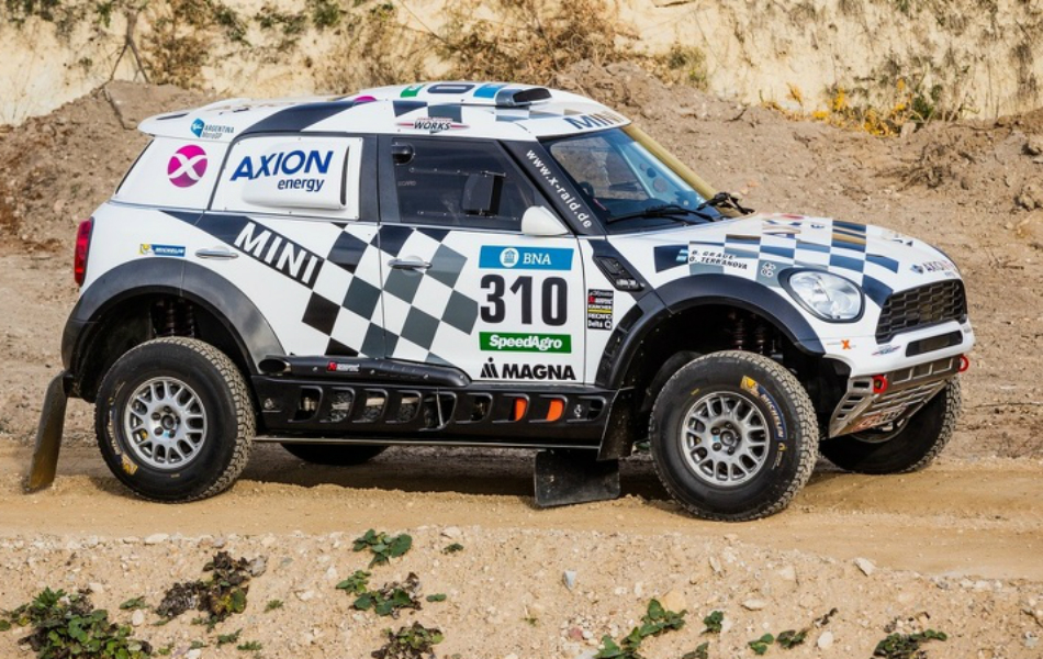 El Mini All4 Racing para el Dakar 2016.