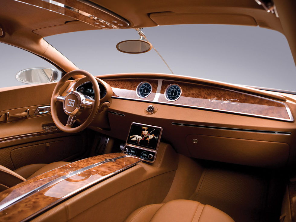 Inetior del Bugatti 16C Galibier