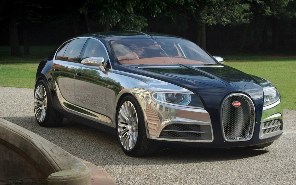 Frontal del Bugatti 16C Galibier