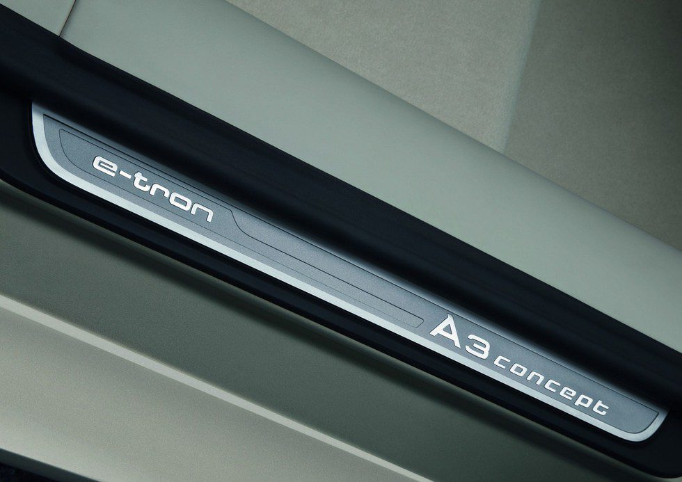 Grabados en el Audi A3 e-tron