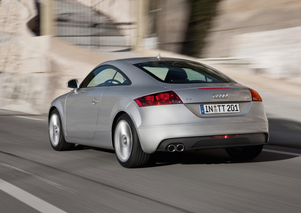 Vista trasera del nuevo Audi TT