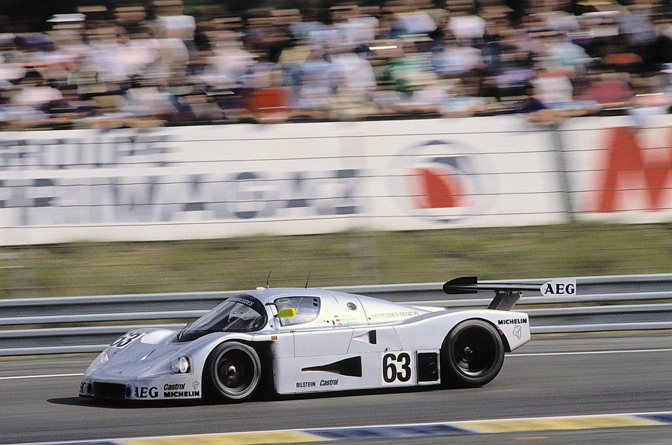 El coche número 63 en LeMans 1989