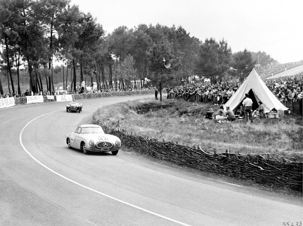 El Mercedes-Benz 300 SL en LeMans 1952