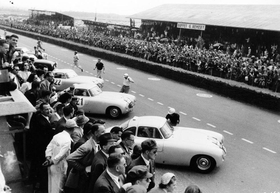 Mercedes-Benz en las 24 h de LeMans de 1952