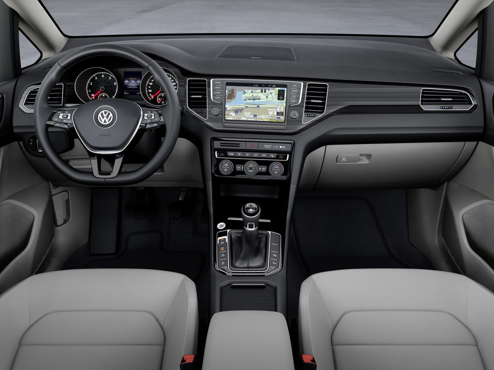 Volkswagen Golf Sportsvan detalle interior (II)