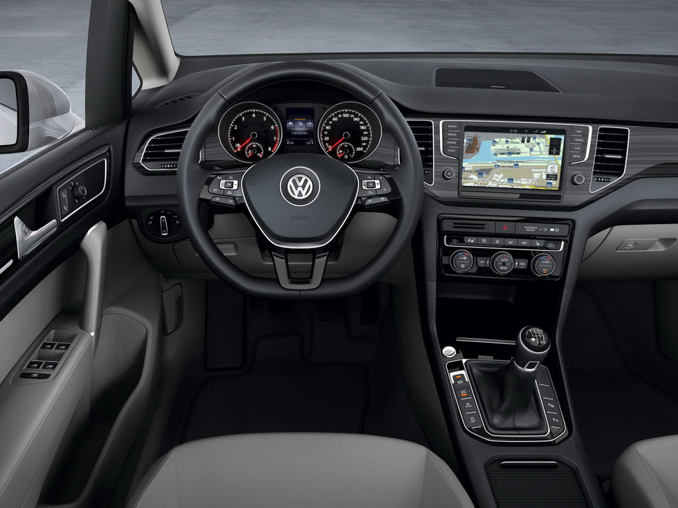 Volkswagen Golf Sportsvan detalle interior (III)