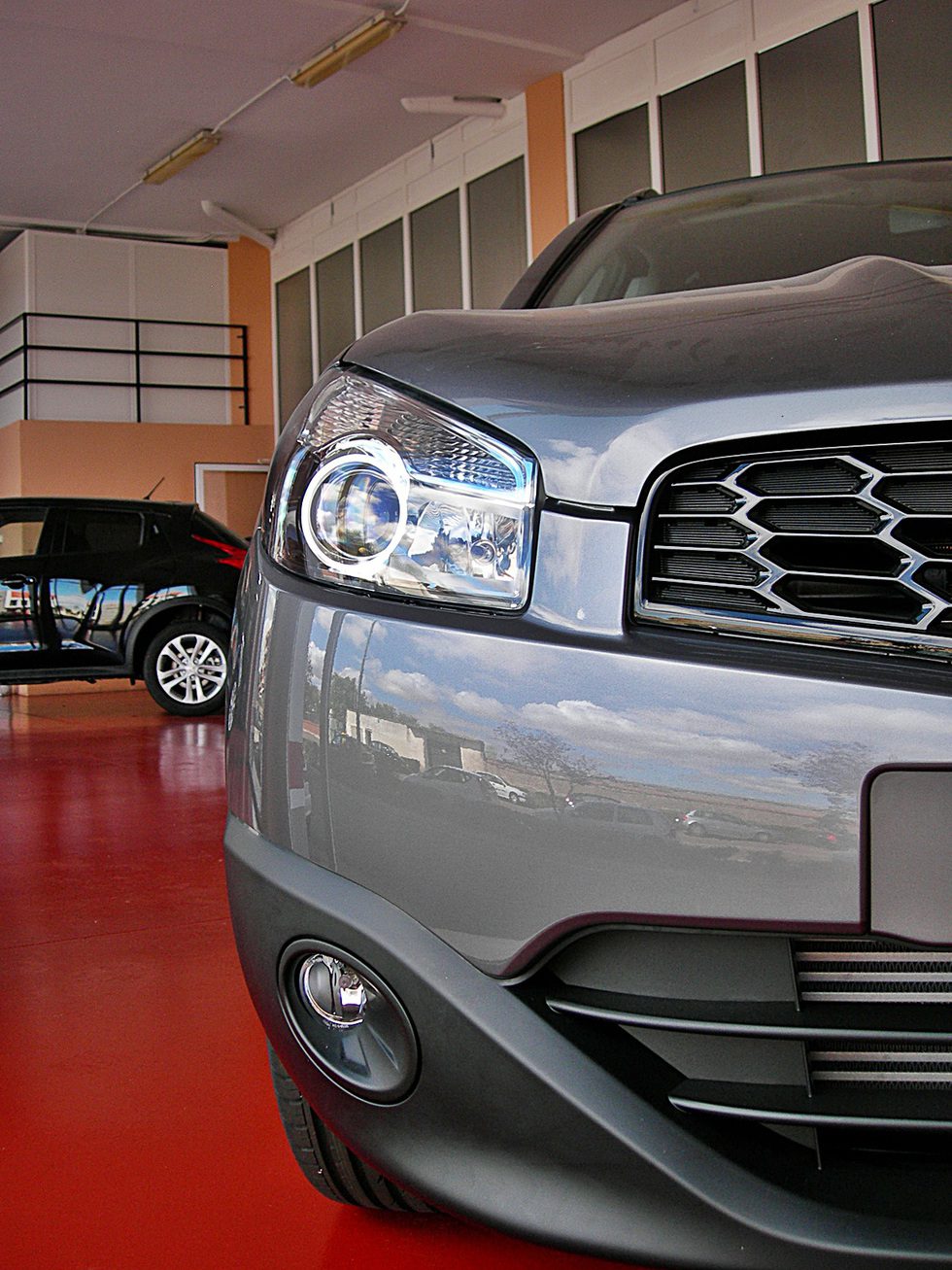 Nissan Qashqai detalle frontal esquina