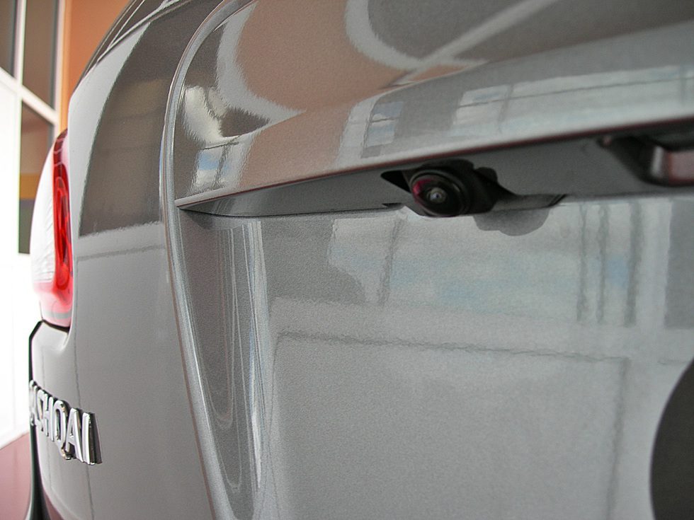 Nissan Qashqai detalle cámara trasera