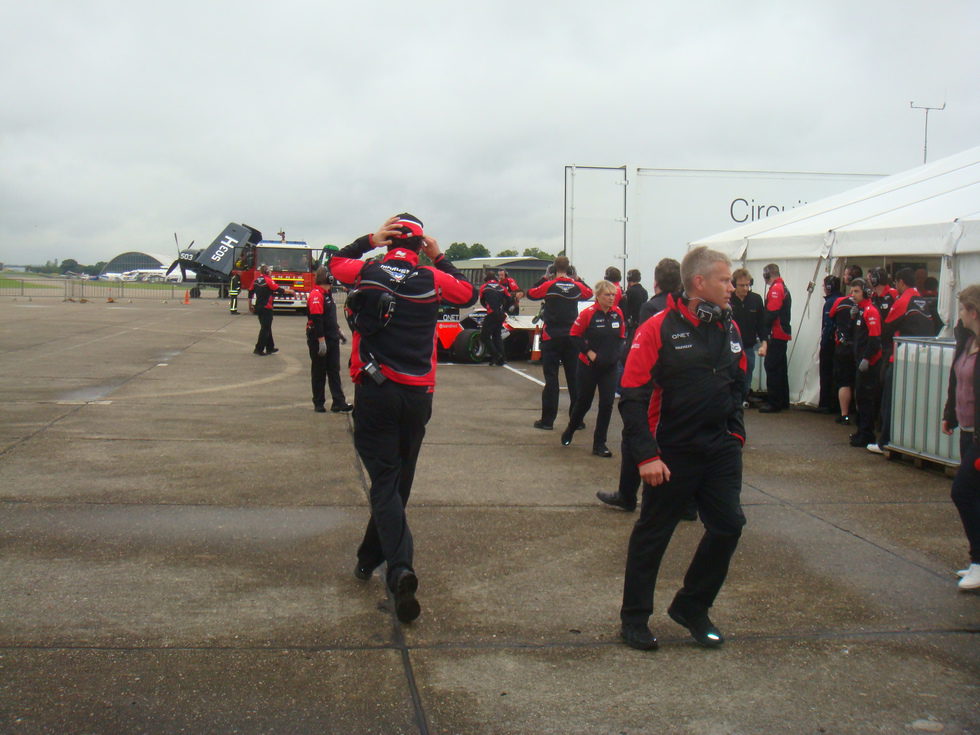 Accidente de María de Villota en Duxford