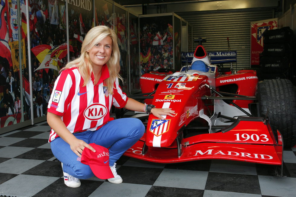 María de Villota fue del Atleti en la Superleague Fórmula