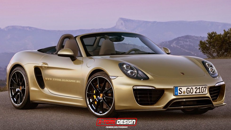 Porsche Boxster 2017 render
