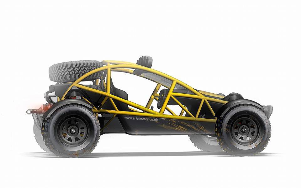 Ariel Nomad boceto - trasera