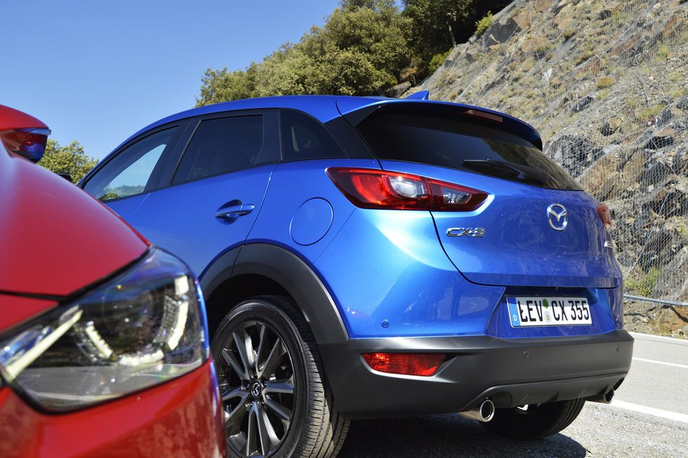 PRESENTACIÓN Y PRUEBA - Mazda CX-3: Combinando trasera