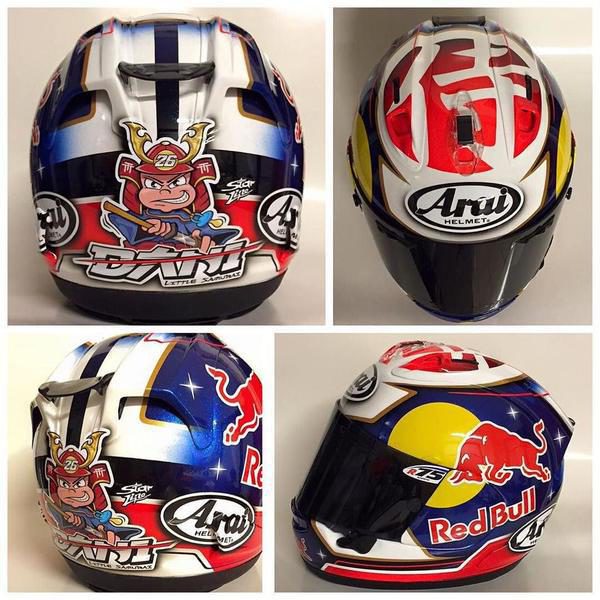 Casco especial Japón Dani Pedrosa - completo