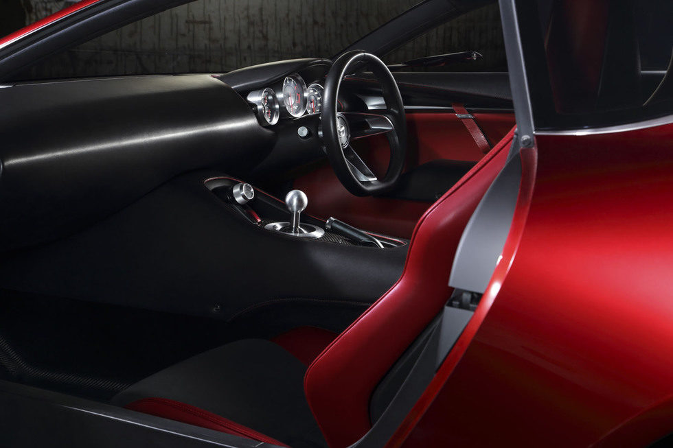Mazda RX-Vision 2015 - interior cockpit