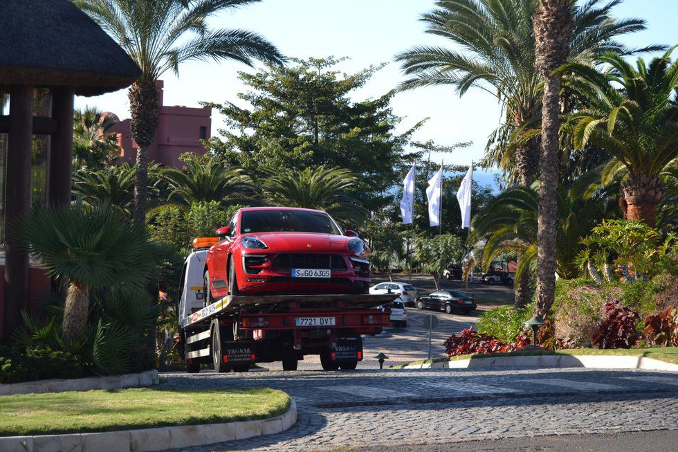 Porsche Macan GTS golpeado