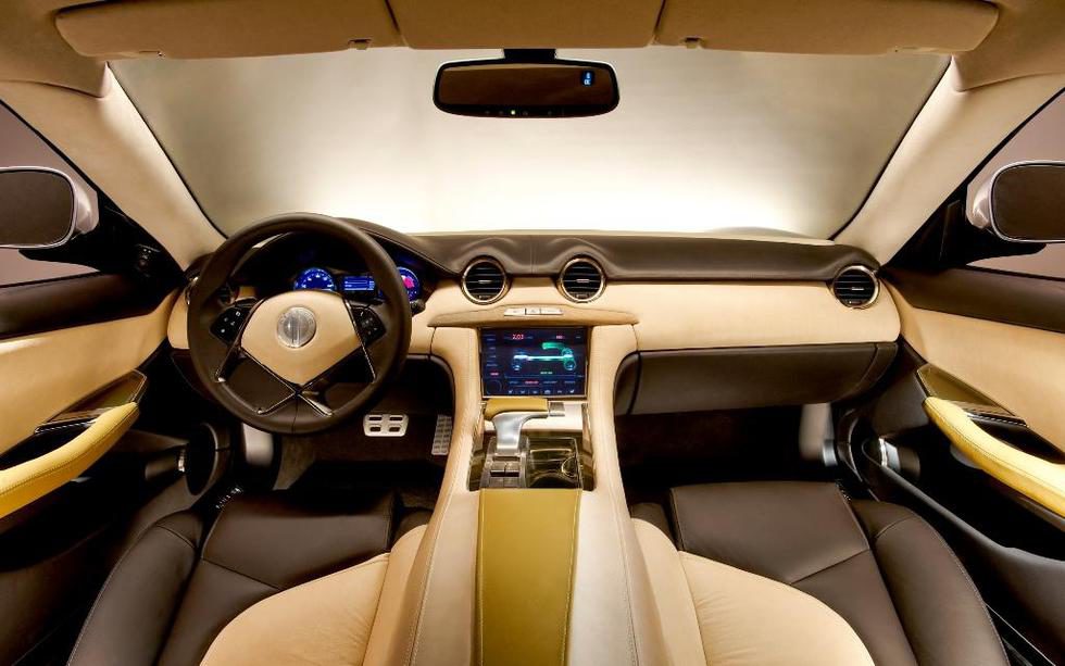 Fisker Karma - interior