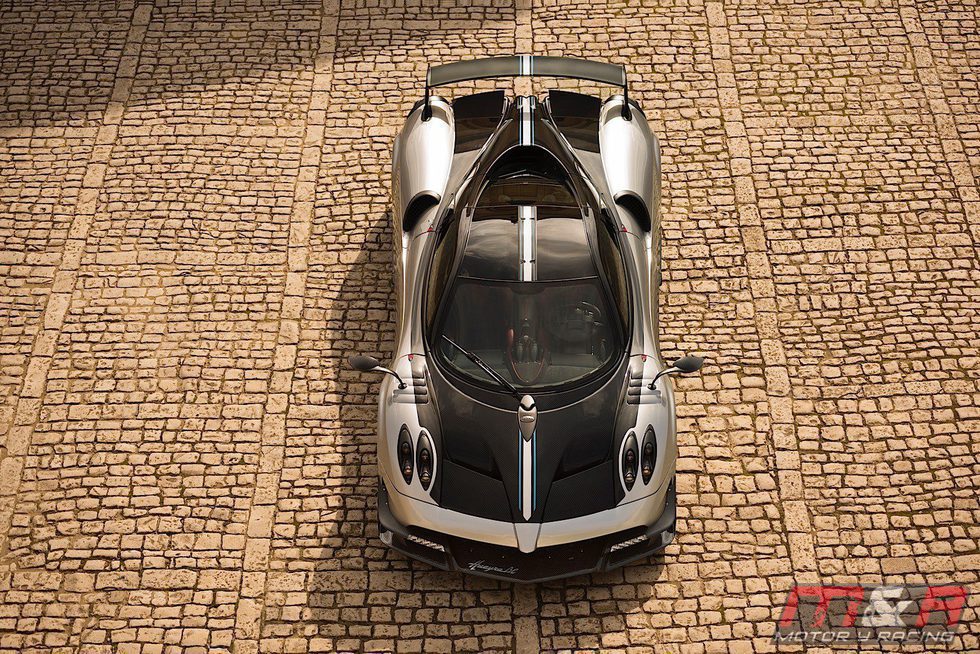 Pagani Huayra BC - vista superior