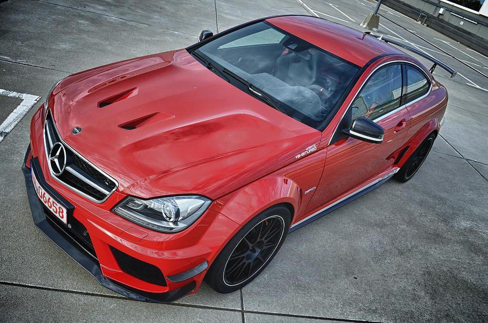 El exterior del Mercedes C63 es más agresivo