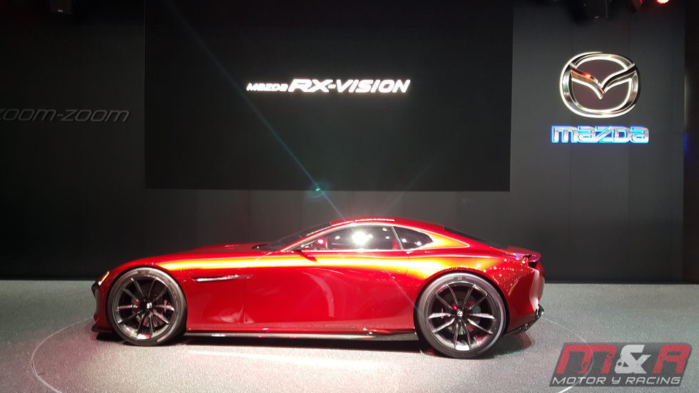 Mazda RX-Vision Concept 2016 Ginebra - rojo