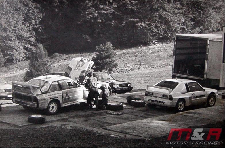 Audi Group S Rally Prototype - pruebas