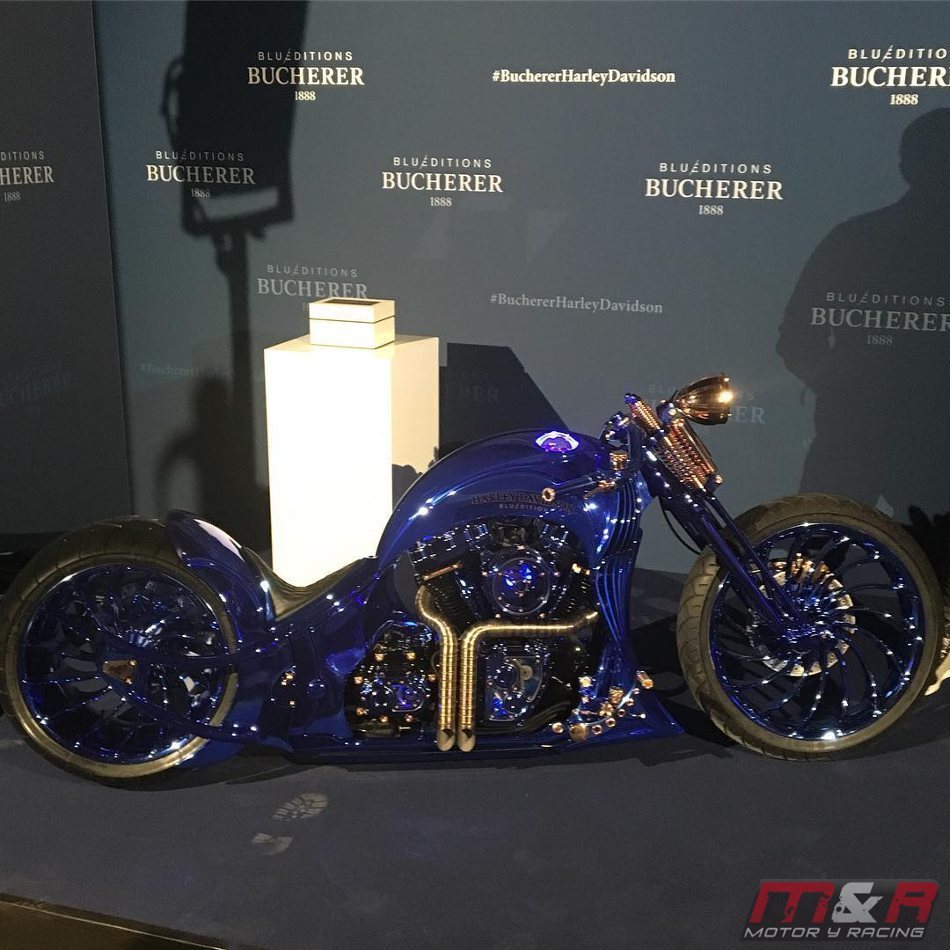 Deslúmbrate con la Harley-Davidson Bucherer Blue Edition