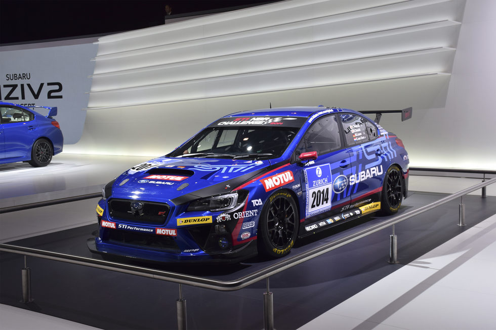 Subaru WRX Sti Racing Car 24 Horas de Nürburgring 2014