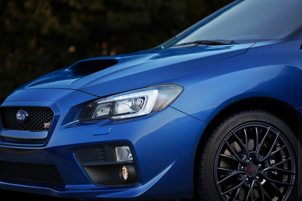 Subaru WRX Sti Euro-spec - detalle frontal