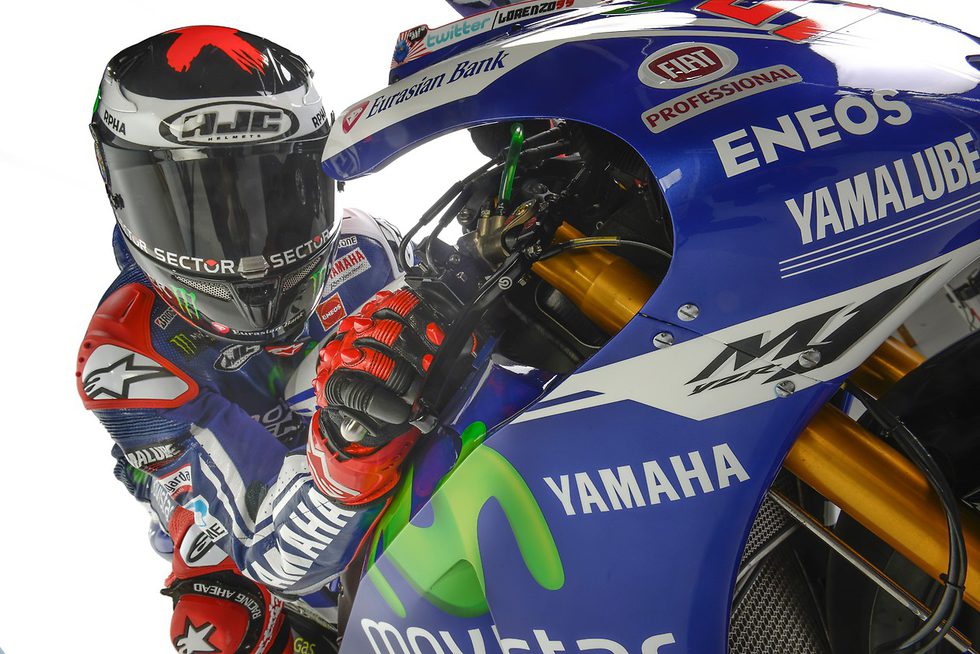 Jorge Lorenzo descolgado en la M1