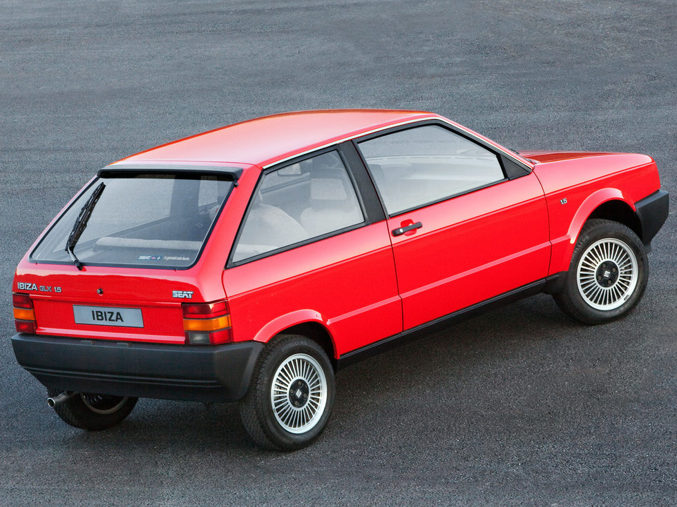 Seat ibiza MK1, detalle parte trasera