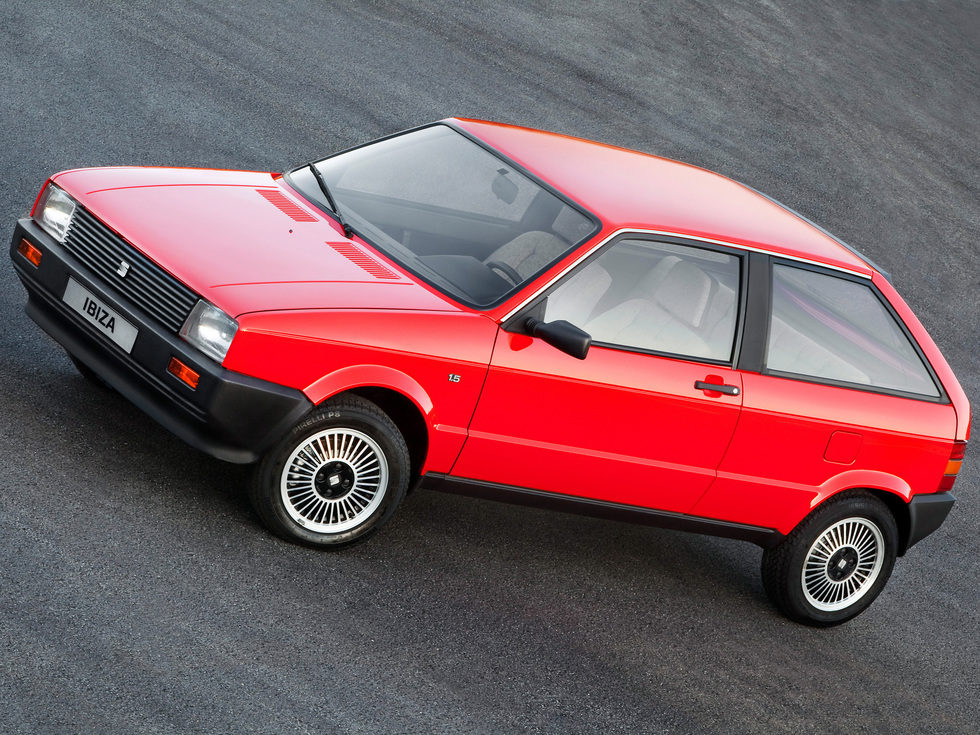 Seat ibiza MK1, detalle parte frontal