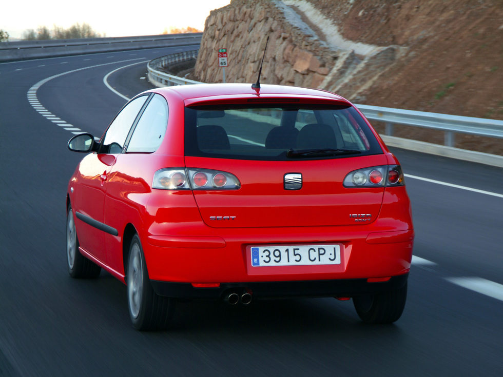 Seat Ibiza MK3, detalle de la parte trasera
