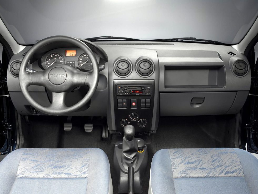 Dacia Logan -Interior espartano según países