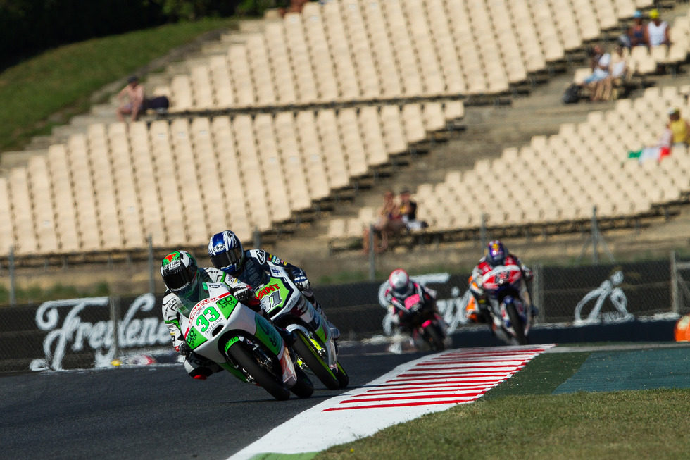 Bastianini estuvo en las primeras posiciones todo el fin de semana