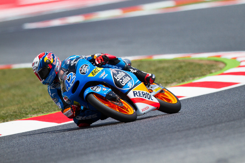 Alex Rins fue tercero en clasificación