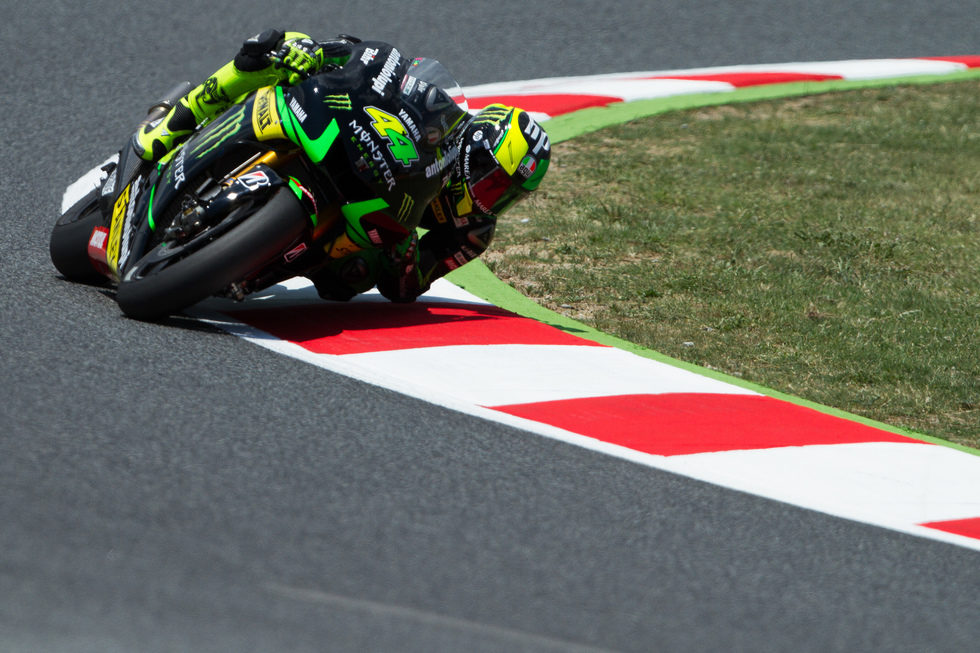 Pol Espargaró durante el viernes en el Circuit de Barcelona-Catalunya