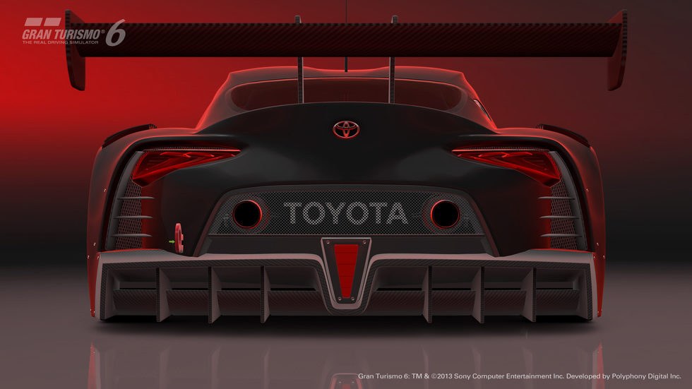 Toyota FT-1 Vision GT Race Concept - zaga