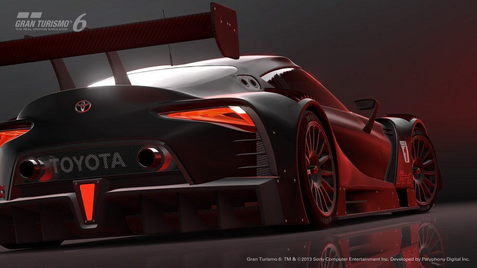 Toyota FT-1 Vision GT Race Concept - tres cuartos trasero