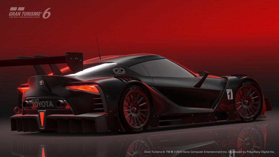Toyota FT-1 Vision GT Race Concept - trasera