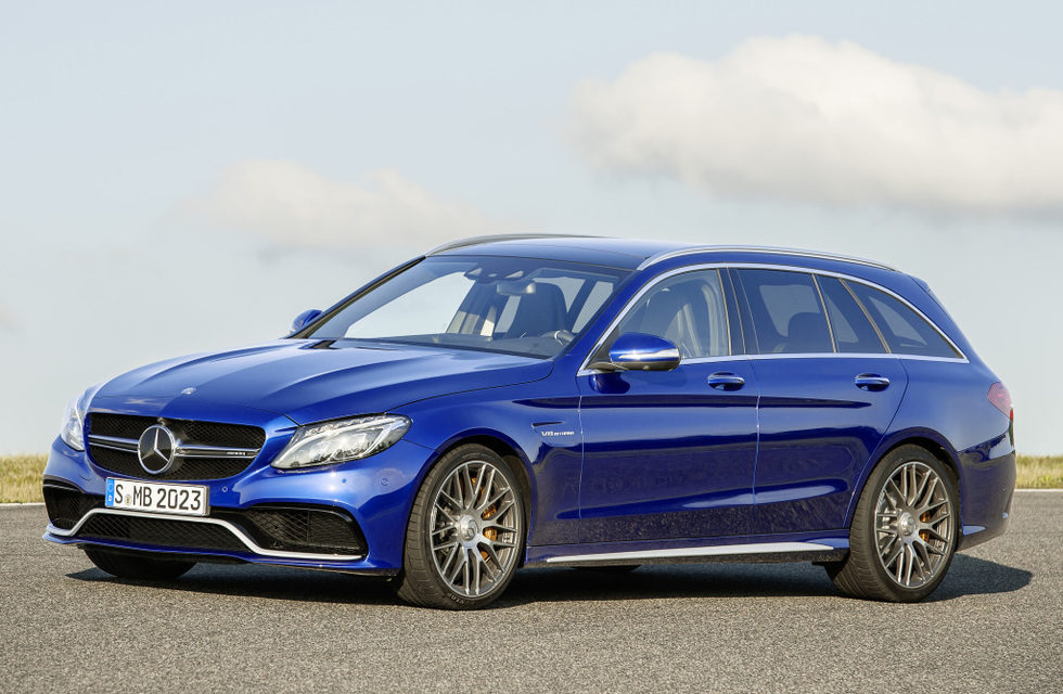 Mercedes-Benz C63 AMG S Estate - 3/4 lateral frontal