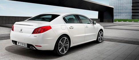 Parte trasera del Peugeot 508