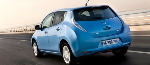 Nissan LEAF parte trasera
