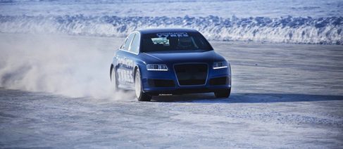Audi sobre hielo