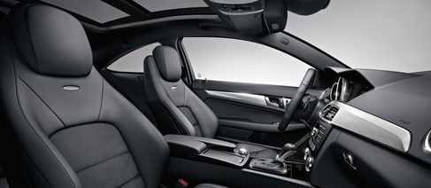 Habitáculo del Mercedes C63 AMG