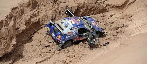 Carlos Sainz en el Dakar