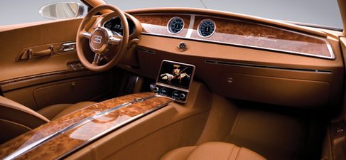 Interior del Bugatti 16C Galibier