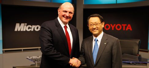 Acuerdo entre Toyota y Microsoft
