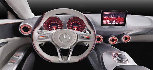  Interior del Mercedes Concep A