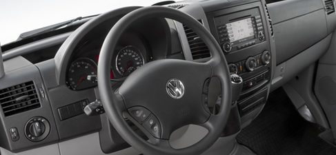 Interior del VW Crafter